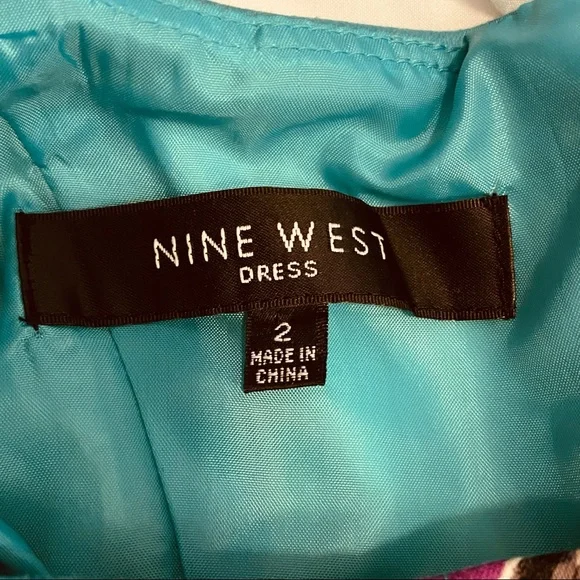 Nine West Beautiful Floral botanical dress Size 2 - Picture 3 of 8